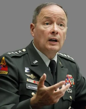 Original photo of Army Gen. Keith B. Alexander