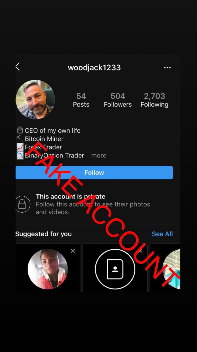 Adam Smith fake account on Instagram - 31