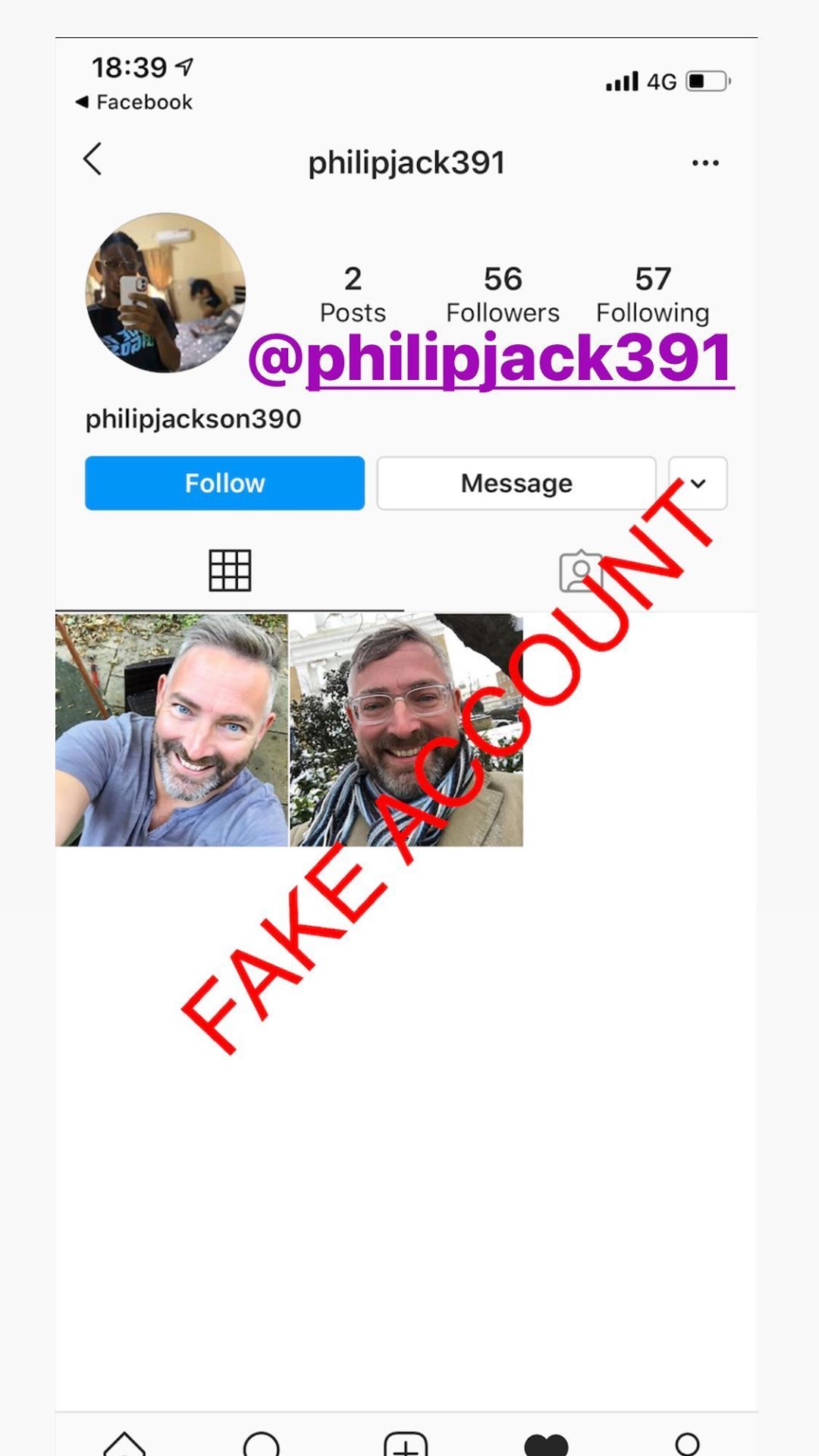 Adam Smith fake account on Instagram - 67