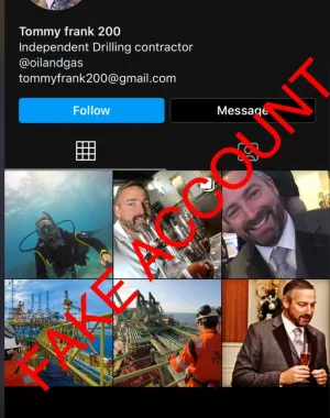 Adam Smith fake account on Instagram 32
