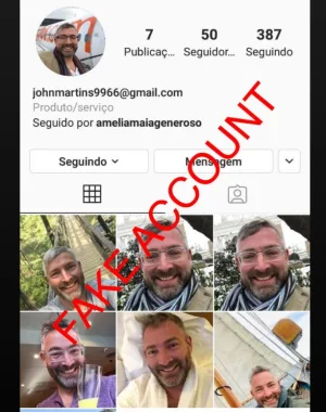 Adam Smith fake account on Instagram 33