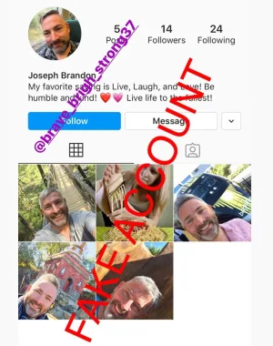 Adam Smith fake account on Instagram 41