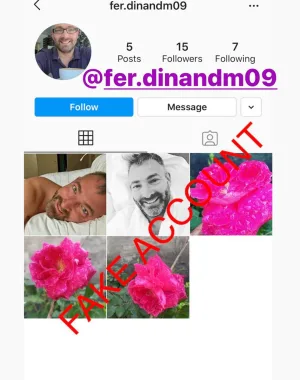 Adam Smith fake account on Instagram 62