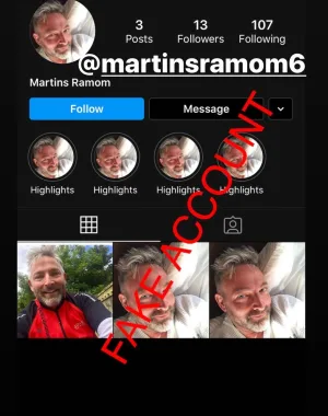Adam Smith fake account on Instagram 64