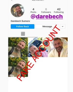 Adam Smith fake account on Instagram 65