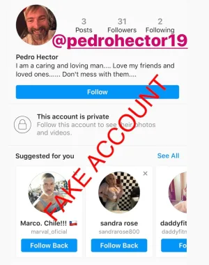 Adam Smith fake account on Instagram 81