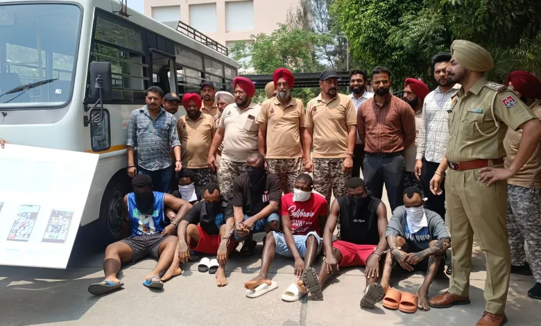 punjab cops nab 7 nationals of ghana nigeria for fraud
