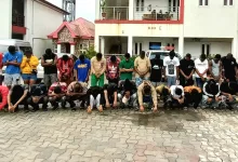 Arrests 37 Internet Fraud Suspects in Nigeria