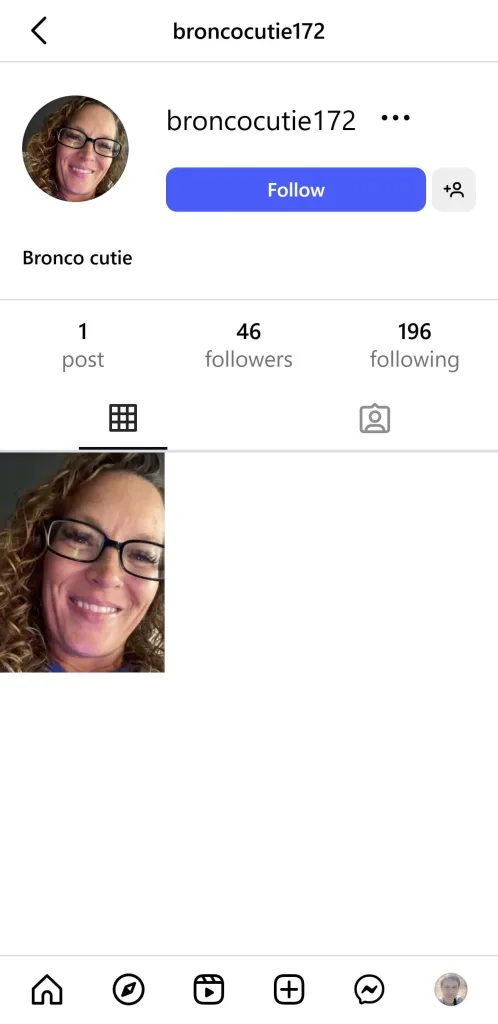 Rayna, example of a fake account 1