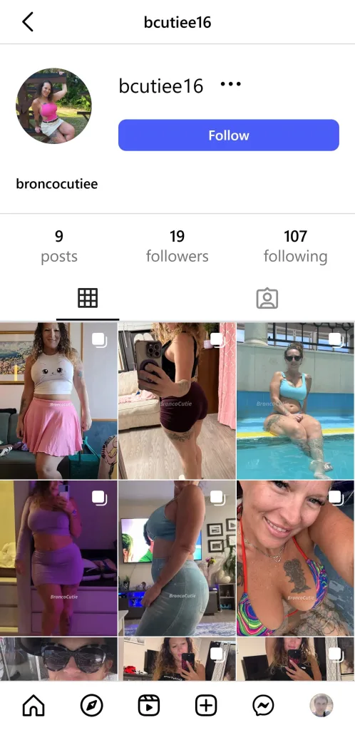 Rayna, example of a fake account 3