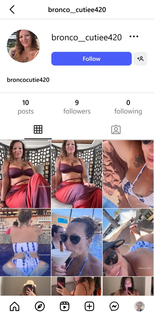 Rayna, example of a fake account 5