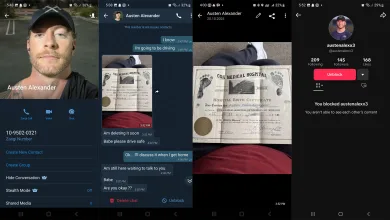 Austen Alexander fake account on Zangi