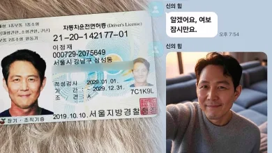 scammers posing as actor Lee Jung jae 1