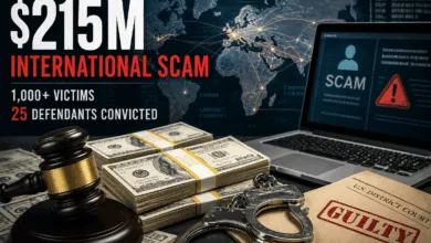 25 Convicted in $215M International Scam That Defrauded Over 1,000 Victims