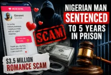 Nigerian Romance Scammer Sentenced to Five Years