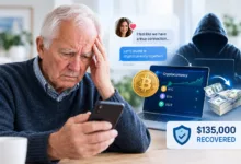 Man recovers $135,000 after being victim of crypto scam