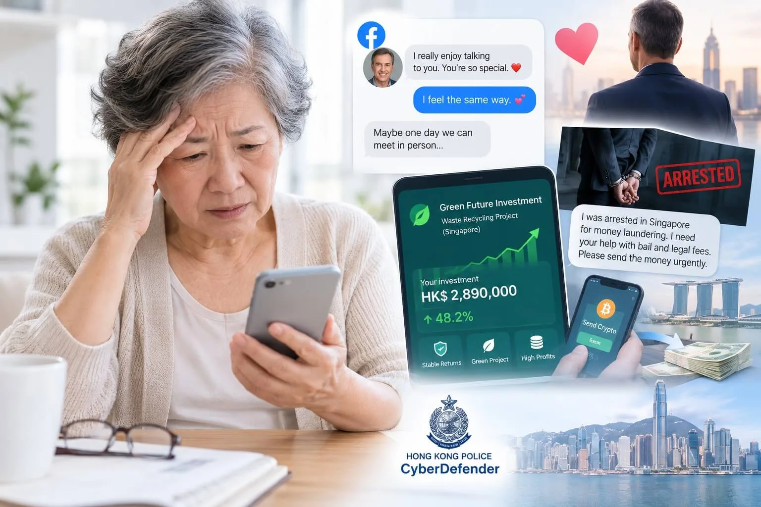 71 Year Old Woman Online Romance Scam